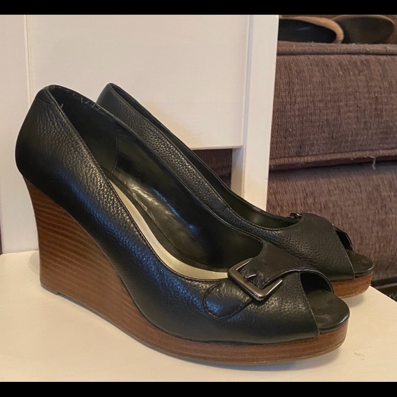 Loft Leather wedge . - Picture 3 of 6